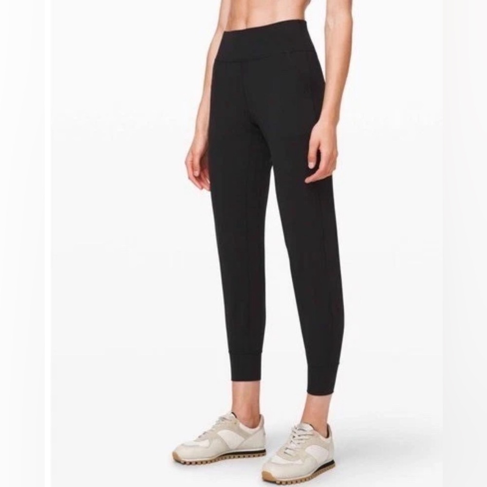 Lululemon Align Jogger Black High Rise Ankle Length Pants NuLu Womens Size 6
